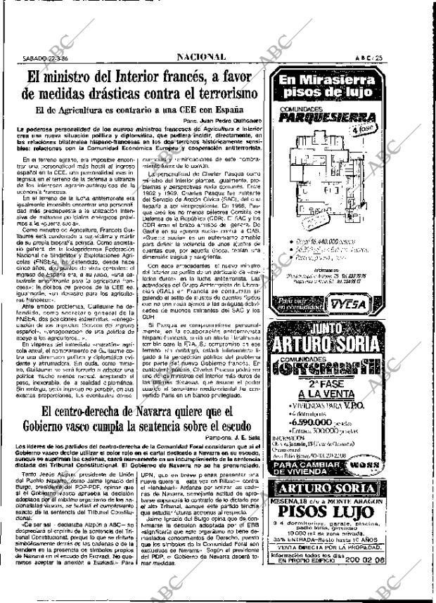 ABC MADRID 22-03-1986 página 25