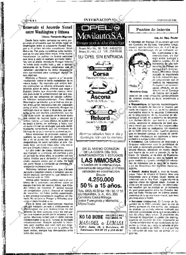 ABC MADRID 22-03-1986 página 32