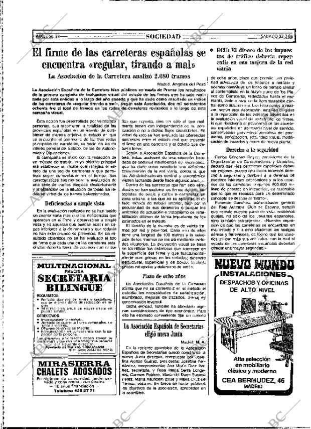 ABC MADRID 22-03-1986 página 38