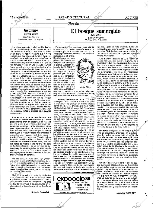 ABC MADRID 22-03-1986 página 61