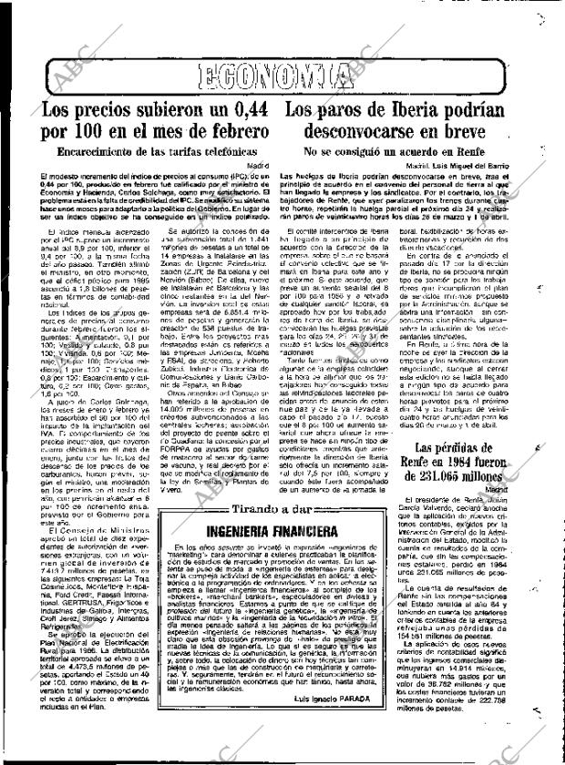 ABC MADRID 22-03-1986 página 65