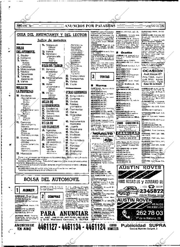 ABC MADRID 22-03-1986 página 88