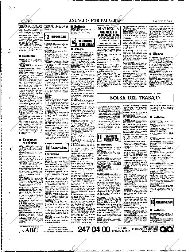 ABC MADRID 22-03-1986 página 92