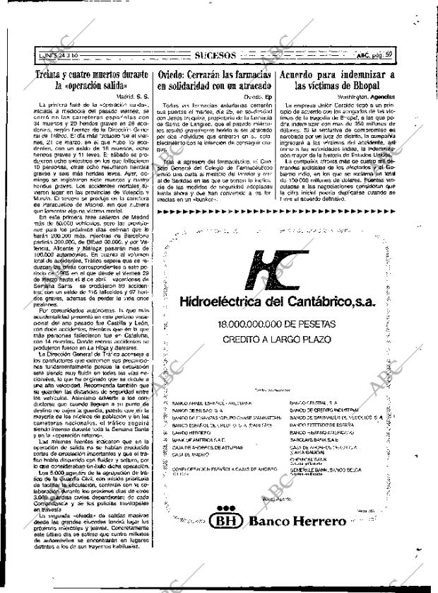 ABC MADRID 24-03-1986 página 59