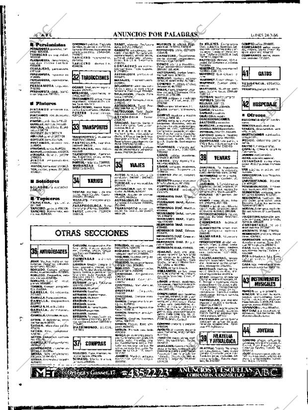 ABC MADRID 24-03-1986 página 76