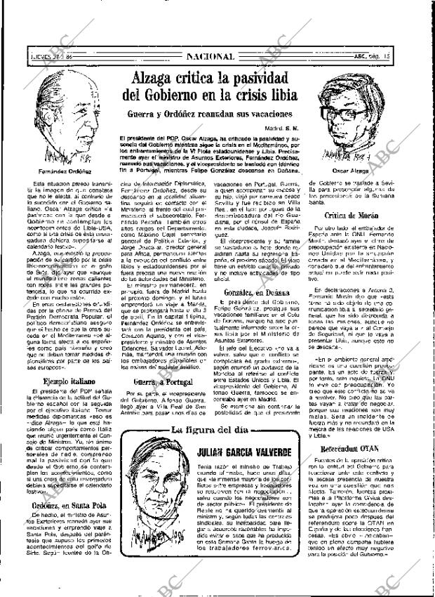 ABC MADRID 27-03-1986 página 15