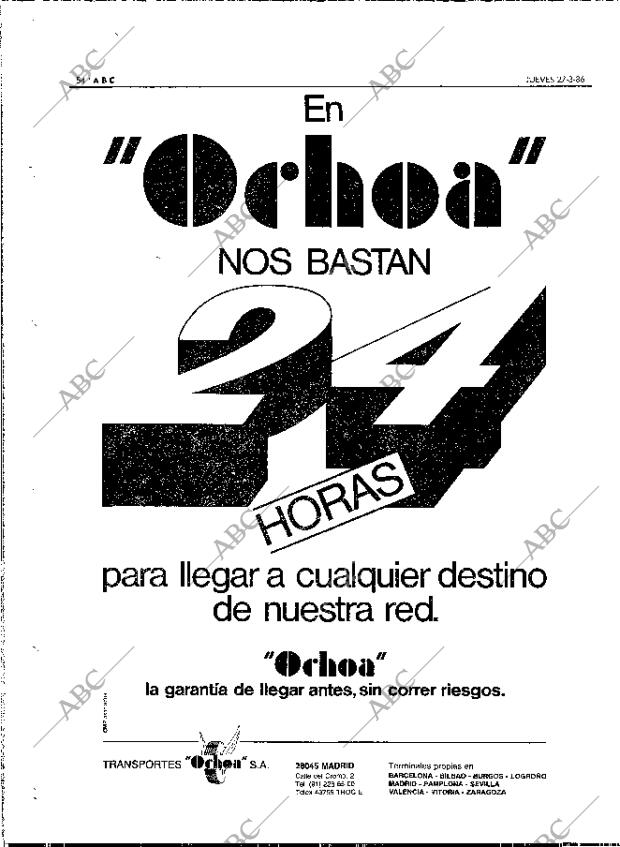 ABC MADRID 27-03-1986 página 54