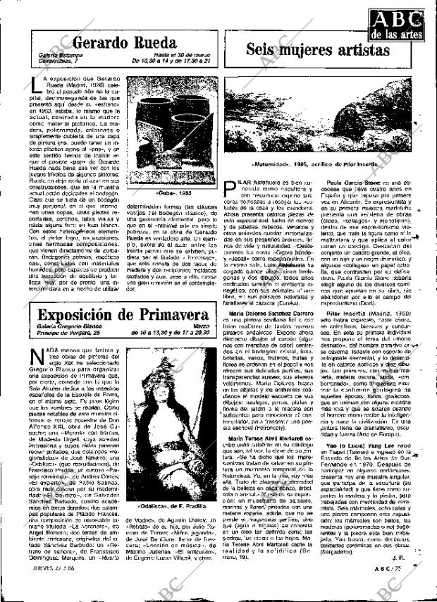 ABC MADRID 27-03-1986 página 75