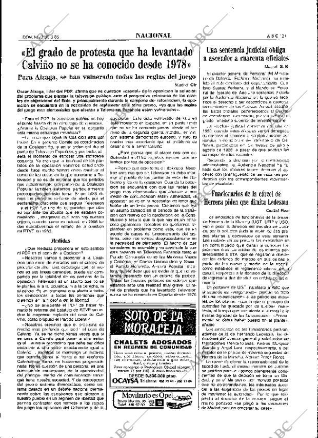 ABC MADRID 30-03-1986 página 21