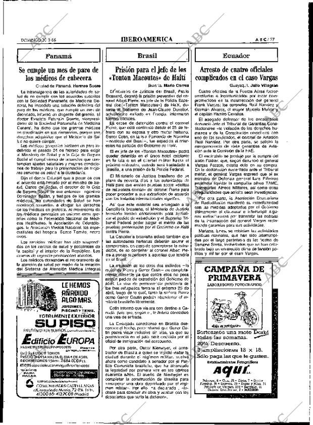 ABC MADRID 30-03-1986 página 27