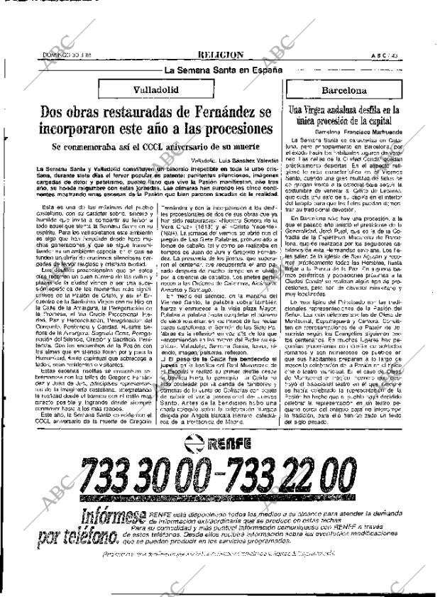 ABC MADRID 30-03-1986 página 43