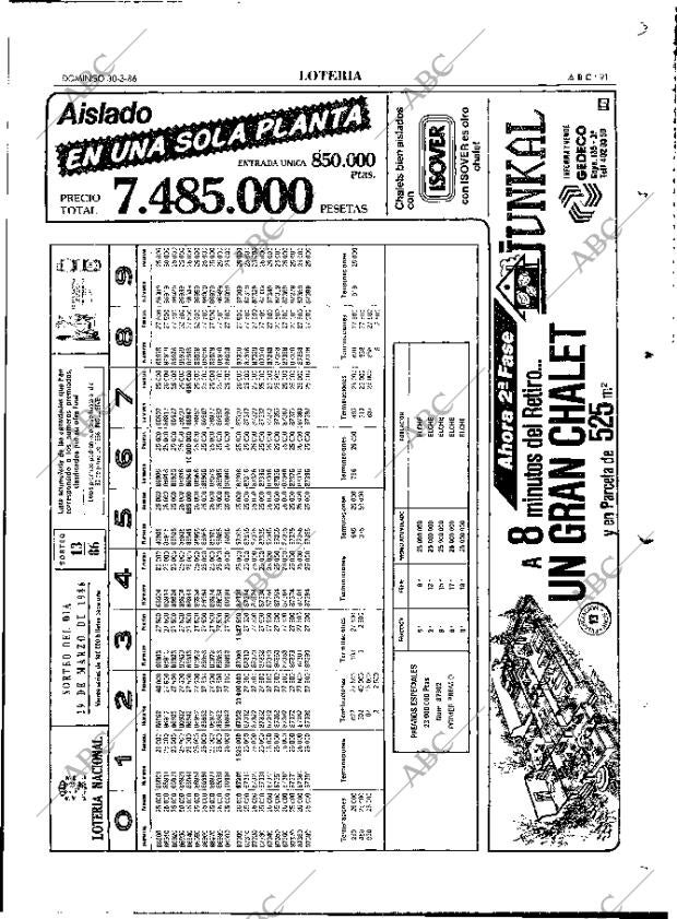 ABC MADRID 30-03-1986 página 91