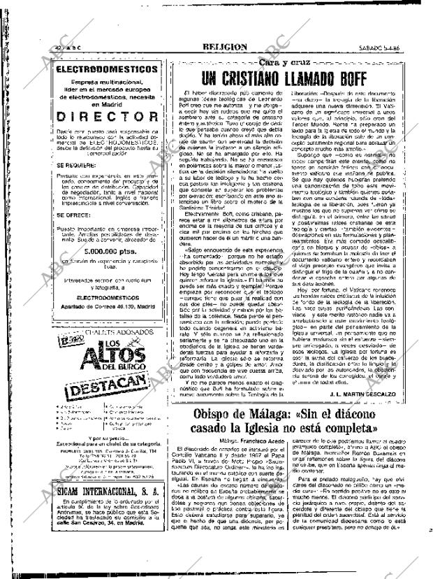 ABC MADRID 05-04-1986 página 42