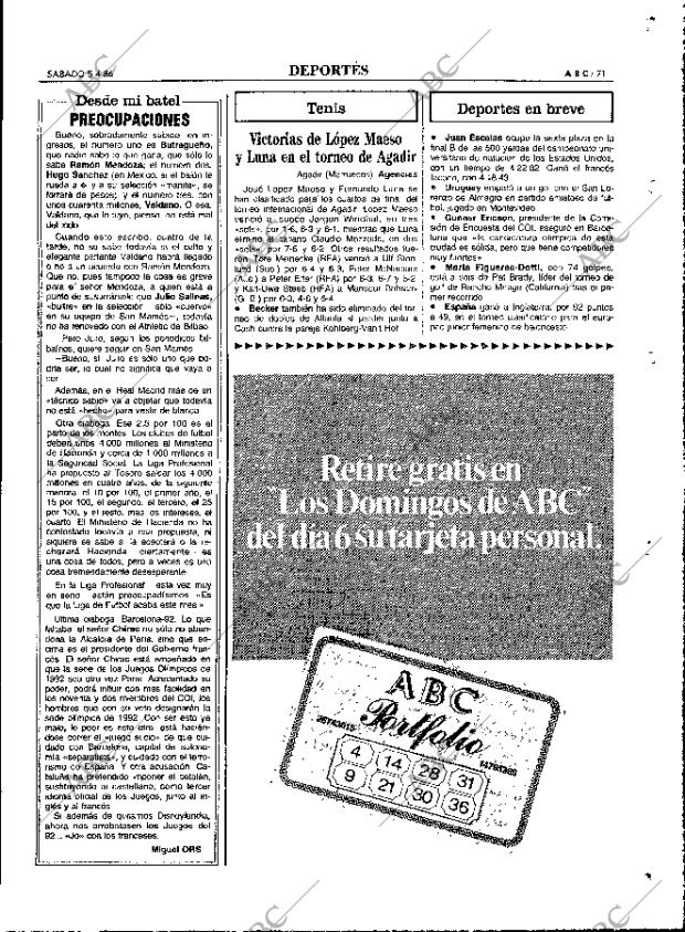 ABC MADRID 05-04-1986 página 71