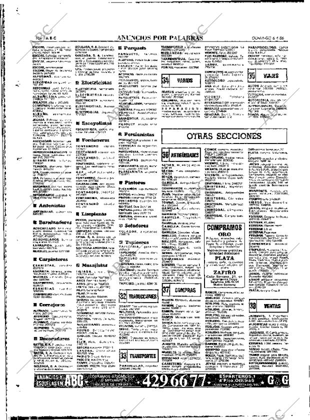 ABC MADRID 06-04-1986 página 104