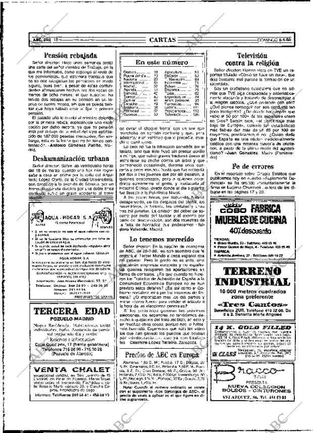 ABC MADRID 06-04-1986 página 18