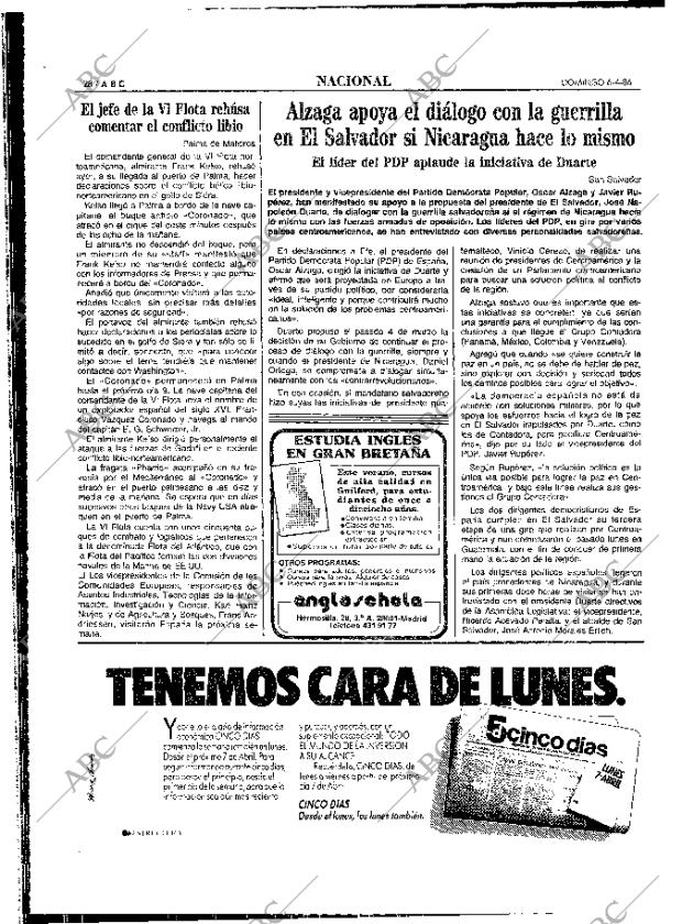 ABC MADRID 06-04-1986 página 28