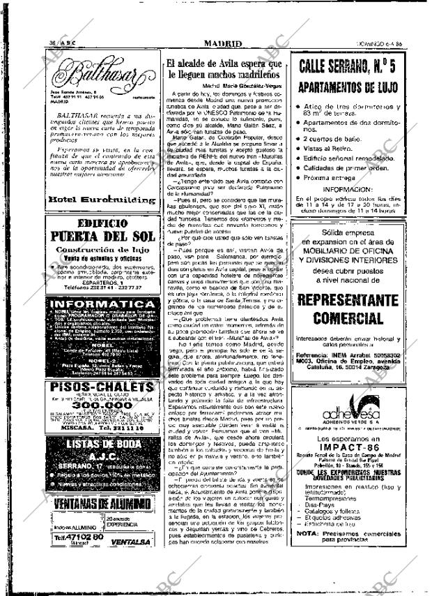 ABC MADRID 06-04-1986 página 38