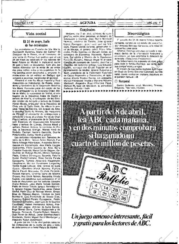 ABC MADRID 06-04-1986 página 41