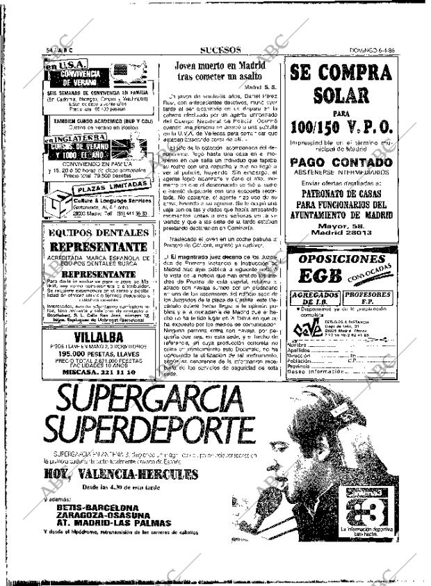 ABC MADRID 06-04-1986 página 54