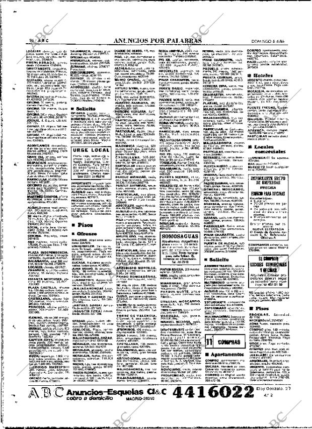 ABC MADRID 06-04-1986 página 96