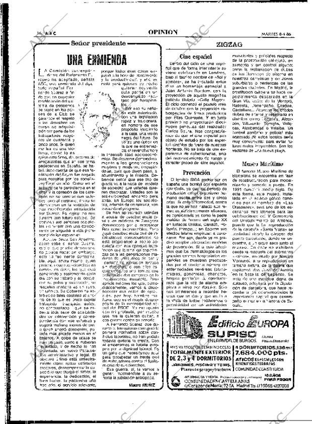 ABC MADRID 08-04-1986 página 16