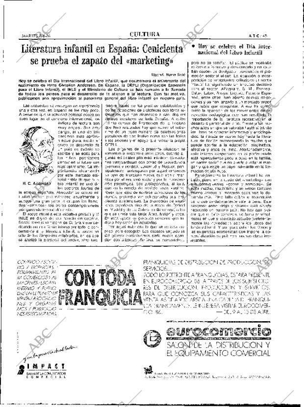 ABC MADRID 08-04-1986 página 45