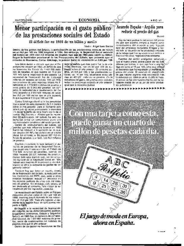 ABC MADRID 08-04-1986 página 61