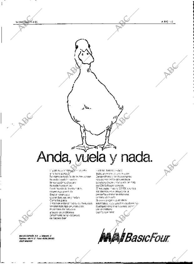 ABC MADRID 09-04-1986 página 43