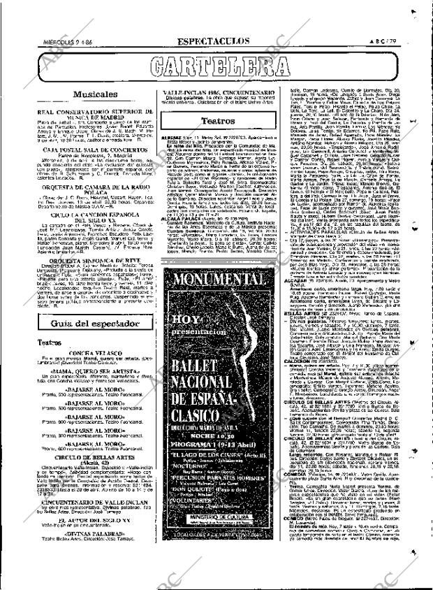 ABC MADRID 09-04-1986 página 79