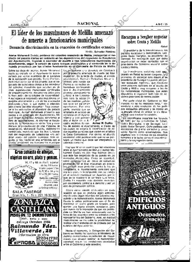 ABC MADRID 10-04-1986 página 25