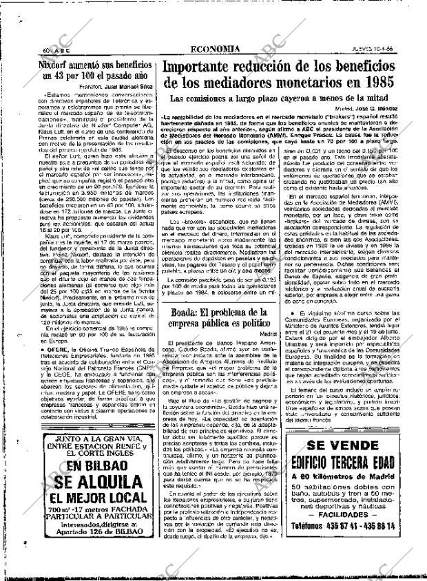 ABC MADRID 10-04-1986 página 60