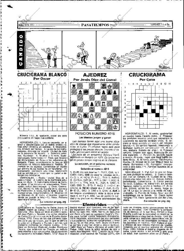 ABC MADRID 11-04-1986 página 100