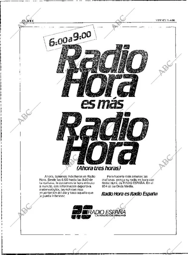 ABC MADRID 11-04-1986 página 52