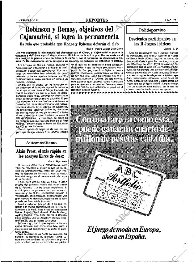 ABC MADRID 11-04-1986 página 73