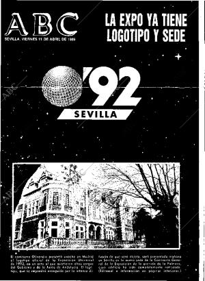 ABC SEVILLA 11-04-1986 página 1