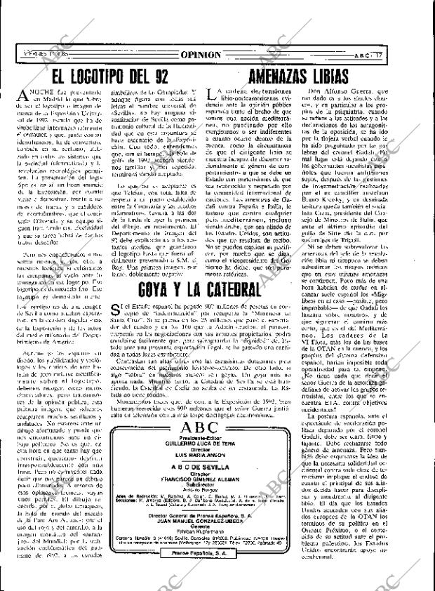 ABC SEVILLA 11-04-1986 página 17