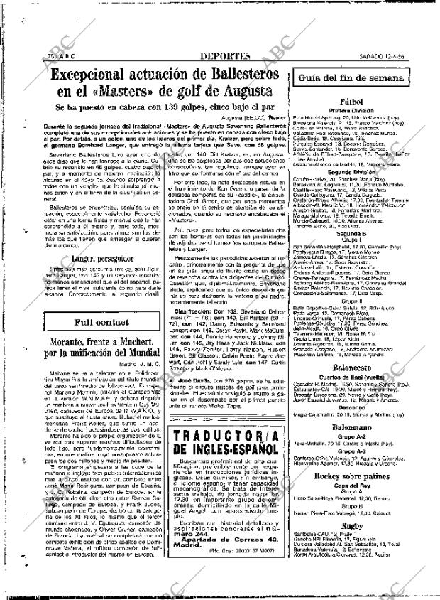 ABC MADRID 12-04-1986 página 78