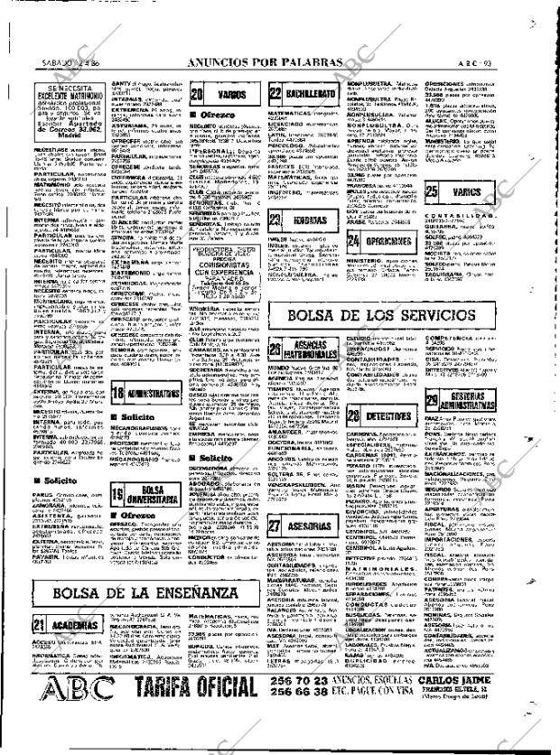 ABC MADRID 12-04-1986 página 93