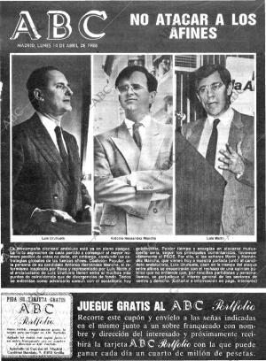 ABC MADRID 14-04-1986 página 1