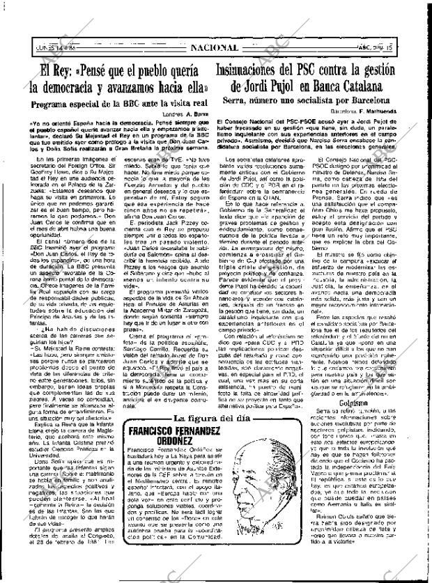 ABC MADRID 14-04-1986 página 15
