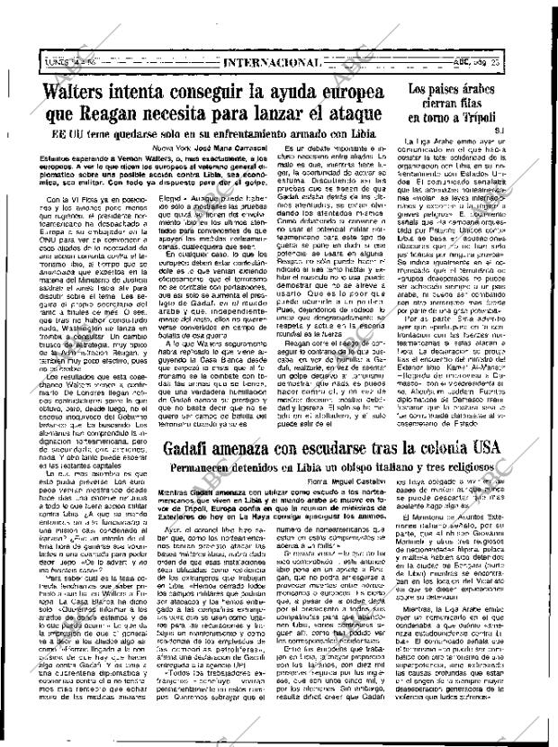 ABC MADRID 14-04-1986 página 23