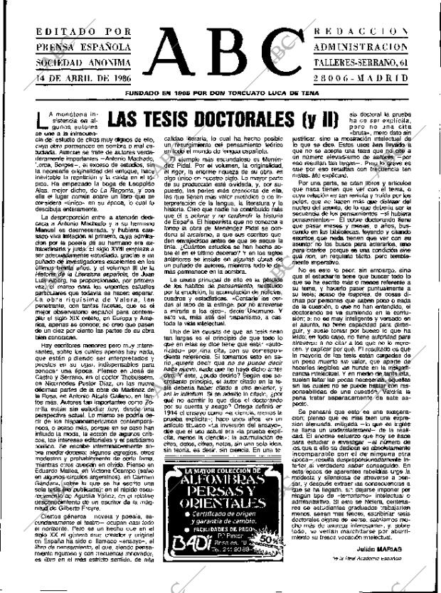 ABC MADRID 14-04-1986 página 3