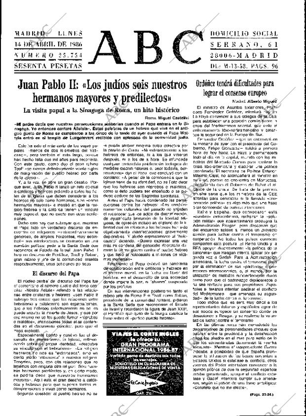 ABC MADRID 14-04-1986 página 9