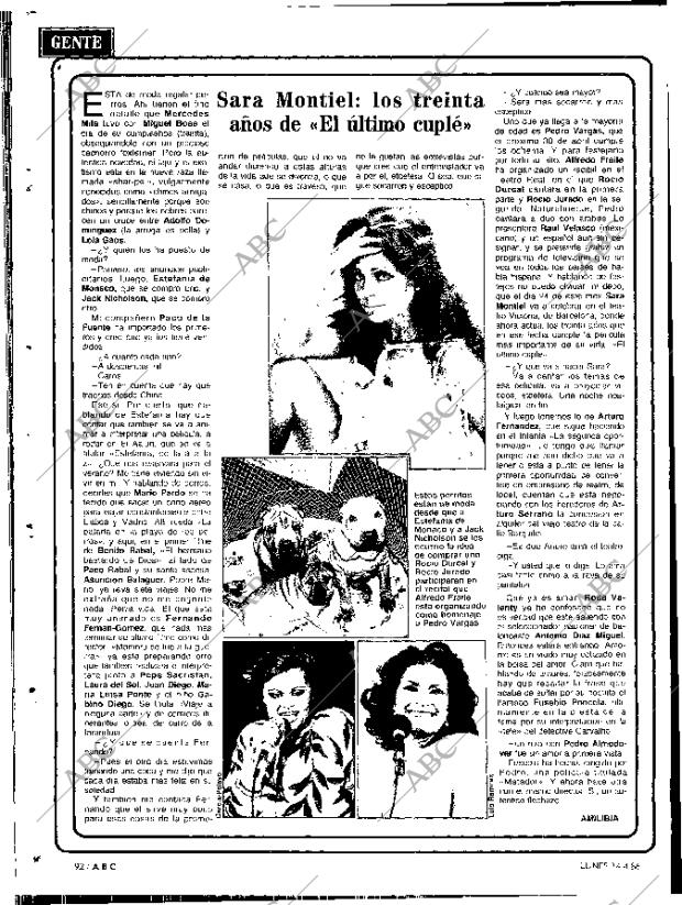 ABC MADRID 14-04-1986 página 92