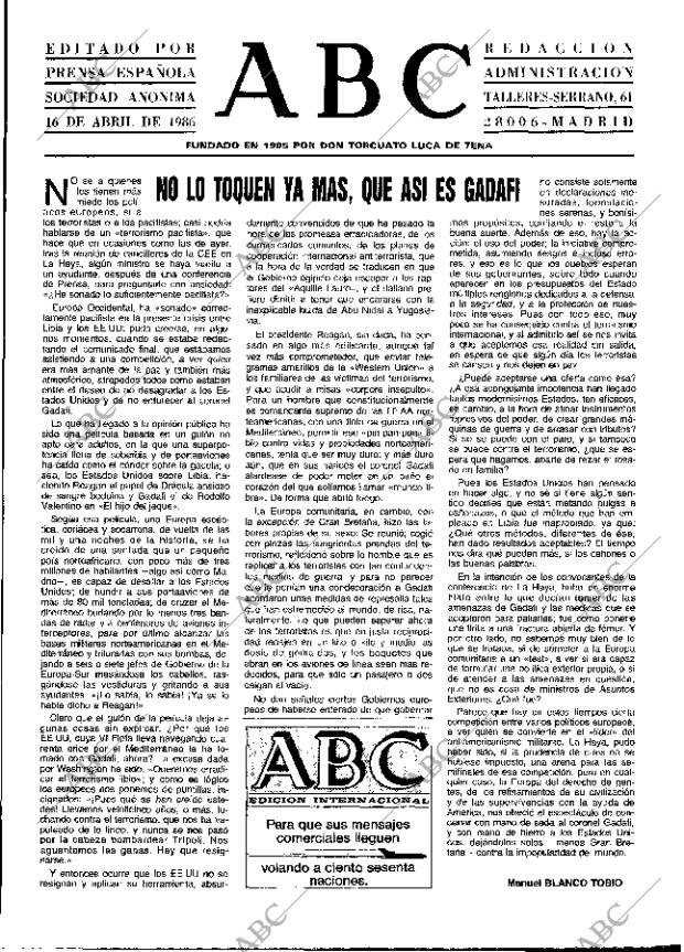 ABC MADRID 16-04-1986 página 3