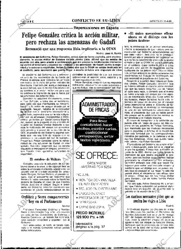 ABC MADRID 16-04-1986 página 32