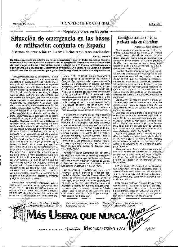 ABC MADRID 16-04-1986 página 35