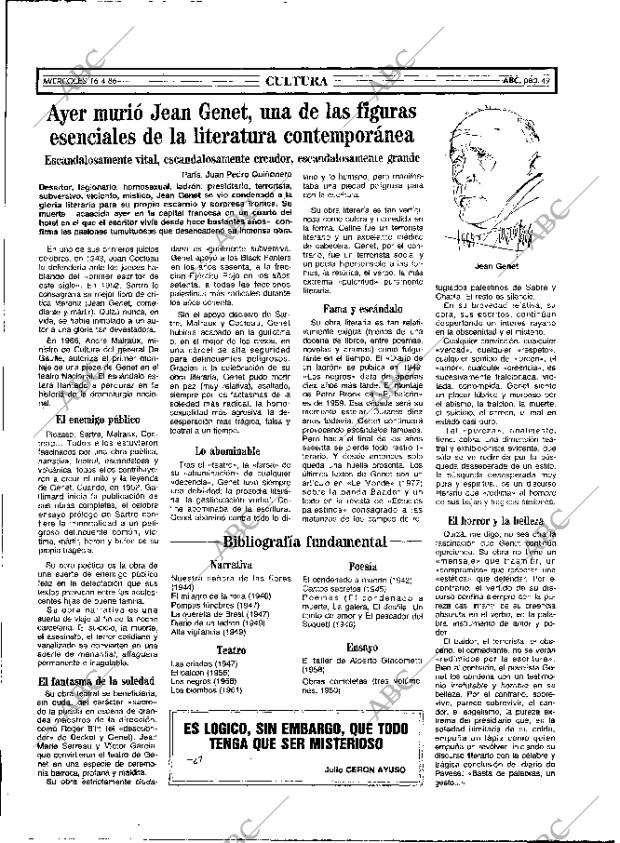 ABC MADRID 16-04-1986 página 49