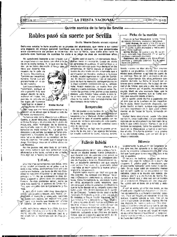 ABC MADRID 16-04-1986 página 52